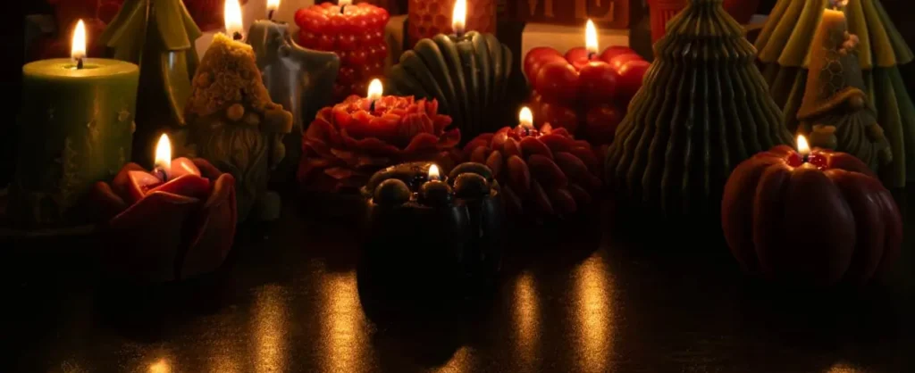 velas perfumadas de cera de abeja en lucy´s luz. hechas a mano una a una en España