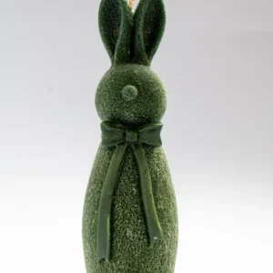 Decoración de pascua original | Vela conejito mullido | Mossy