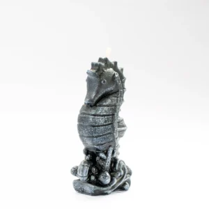 Vela Caballito de Mar | Figura de Cera de Abeja Artesanal | Umi en azul lila