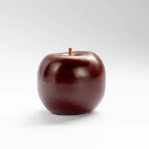 vela de fruta realista, vela manzana de otoño loulou, hecha en Lucy con pura cera de abeja