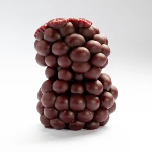 Portavela de Diseño | Diseño de Racimo de Uvas hecho en Lucy´s Luz en cera de abeja natural y sin olores añadidos.