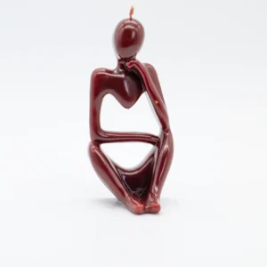 Vela de diseño artesanal | La Escultura Icónica de Marca | Lucy hecho a mano en españa en cera de abeja por lucy´s luz en rojo