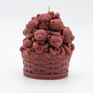 Regalo para San Valentín de lujo | Vela con ositos | Chou Chou