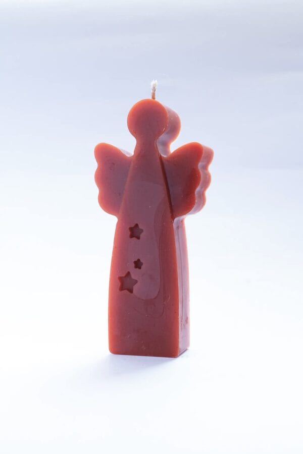 Vela Ángel de Navidad. Nuestra vela de ángel es un símbolo de esperanza y paz para tu hogar. Hecha a mano en cera de abeja en Lucy´s luz desde España