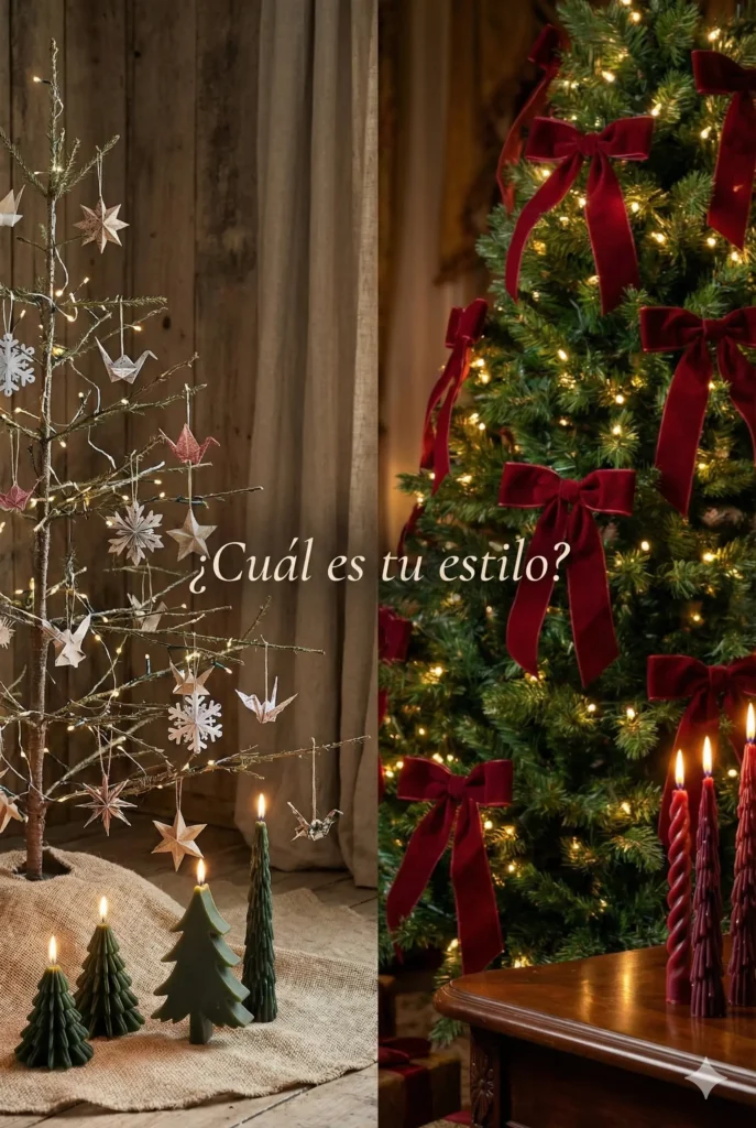 Analizamos las 2 grandes tendencias de árboles de Navidad para 2025 y te enseñamos a iluminar tu salón con velas para realzar su belleza. Lucy´s luz desde España