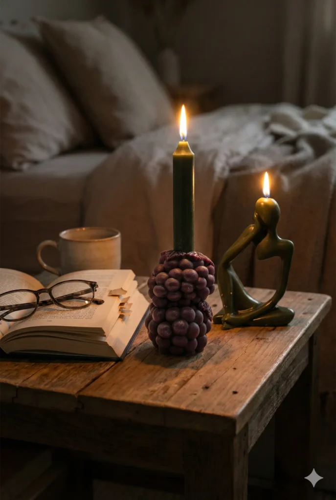 Rituales con velas en Enero, para empezar a vivir un año consciente y en calma. Empieza el año con intención a través de pequeños gestos de luz y bienestar hechos a mano en Lucy´s luz