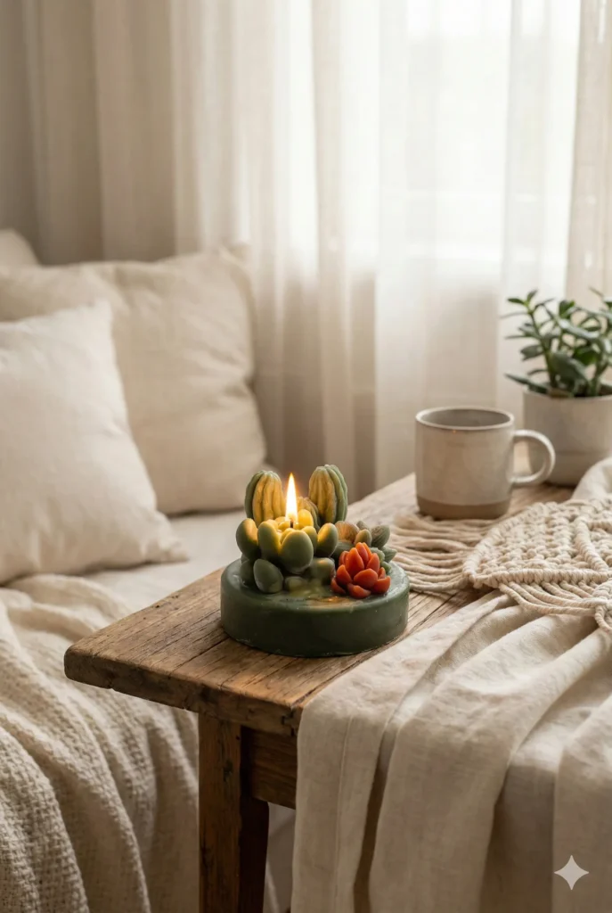 como preparar la casa para la primavera con velas de cera de abeja hechas a mano en lucy´s luz