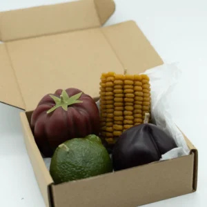 Velas de cera de abeja frutas realistas (De la huerta)